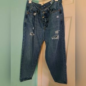 Pre-owed Old Navy High Rise Louchy Taper Size 12